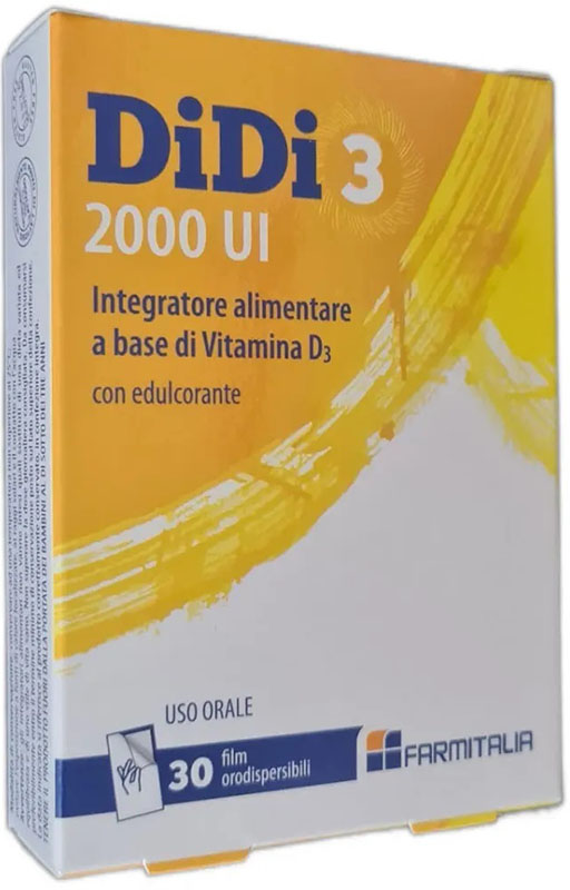 DIDI3 2000 UI 30 FILM ORODISPERSIBILI - Farmacia Nuova Dr.ssa Gabriella Catellani