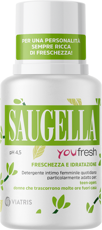 SAUGELLA YOU FRESH PH 4,5 FRESCHEZZA E IDRATAZIONE DETERGENTE INTIMO 100 ML - Farmacia Nuova Dr.ssa Gabriella Catellani
