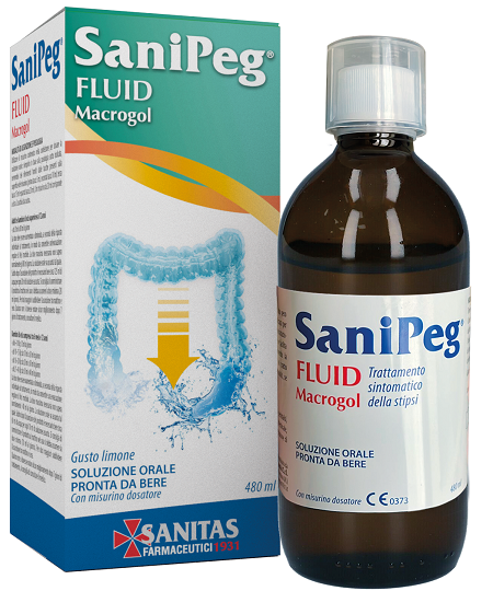 SANIPEG FLUID MACROGOL 480 ML - Farmacia Nuova Dr.ssa Gabriella Catellani