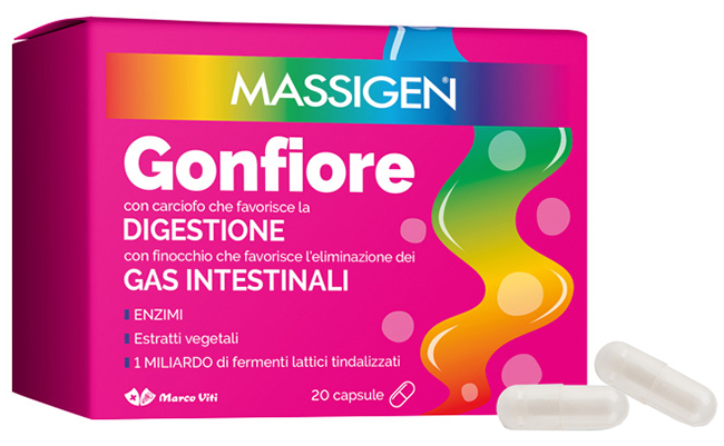 MASSIGEN GONFIORE 20 CAPSULE - Farmacia Nuova Dr.ssa Gabriella Catellani