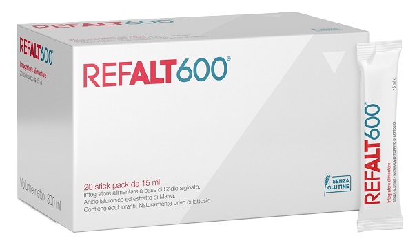 REFALT 600 20 STICK PACK X 15 ML - Farmacia Nuova Dr.ssa Gabriella Catellani