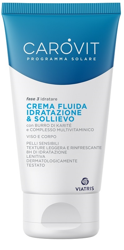CAROVIT PROGRAMMA SOLARE CREMA FLUIDA IDRATAZIONE & SOLLIEVO 150 ML - Farmacia Nuova Dr.ssa Gabriella Catellani