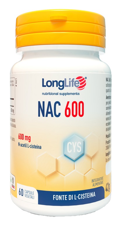 LONGLIFE NAC 600MG 60 CAPSULE - Farmacia Nuova Dr.ssa Gabriella Catellani