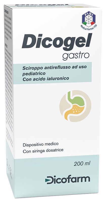 SCIROPPO ANTIREFLUSSO PEDIATRICO DICOGEL GASTRO 200 ML - Farmacia Nuova Dr.ssa Gabriella Catellani