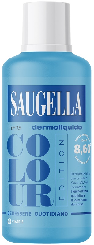 SAUGELLA DERMOLIQUIDO COLOUR EDITION DETERGENTE INTIMO 500 ML - Farmacia Nuova Dr.ssa Gabriella Catellani