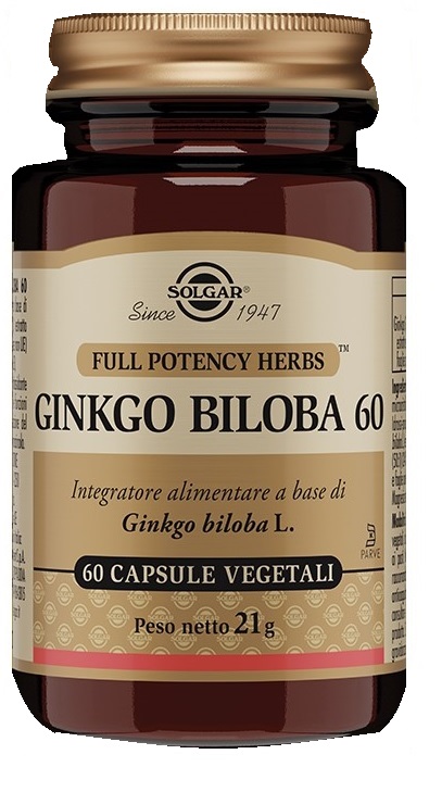 GINKGO BILOBA 60 60 CAPSULE VEGETALI - Farmacia Nuova Dr.ssa Gabriella Catellani