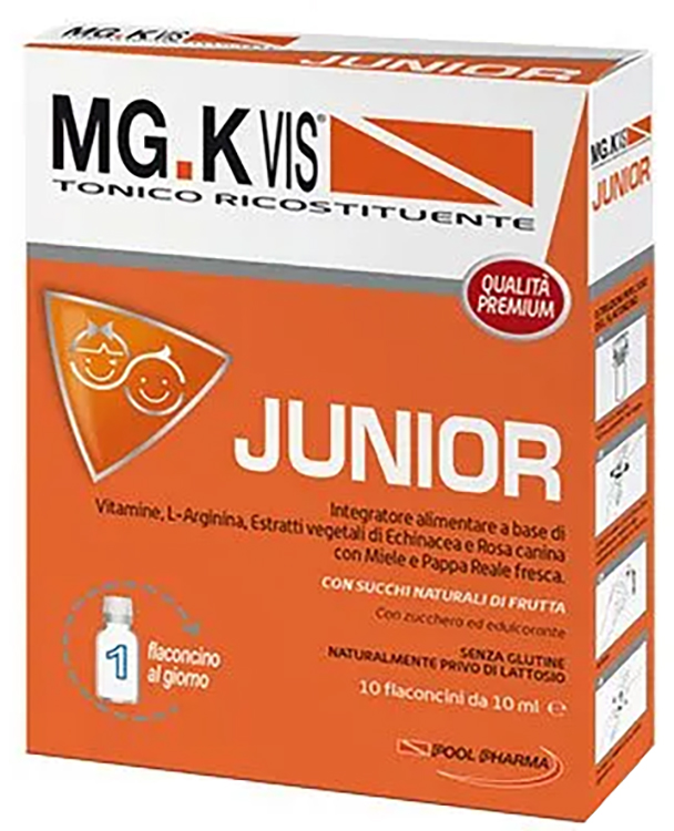 MGK VIS TONICO RICOSTITUENTE JUNIOR 10 FLACONCINI DA 10 ML - Farmacia Nuova Dr.ssa Gabriella Catellani