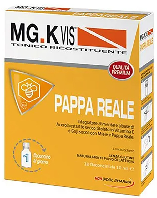 MGK VIS TONICO RICOSTITUENTE PAPPA REALE 10 FLACONCINI DA 10 ML - Farmacia Nuova Dr.ssa Gabriella Catellani