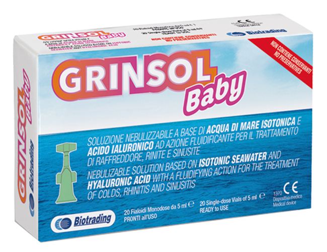 GRINSOL BABY 20 FIALE DA 5 ML - Farmacia Nuova Dr.ssa Gabriella Catellani