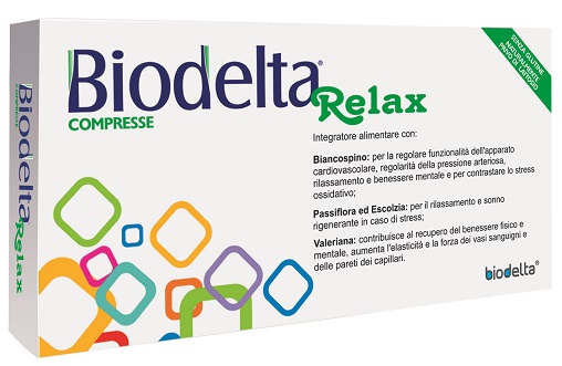 BIODELTA RELAX 30 COMPRESSE - Farmacia Nuova Dr.ssa Gabriella Catellani