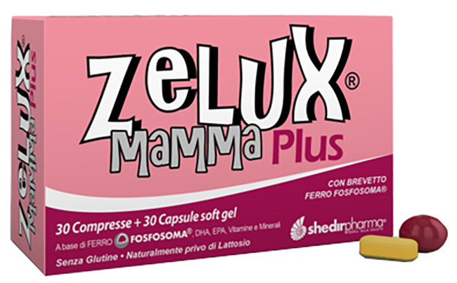 ZELUX MAMMA PLUS 30 COMPRESSE + 30 CAPSULE SOFT GEL - Farmacia Nuova Dr.ssa Gabriella Catellani