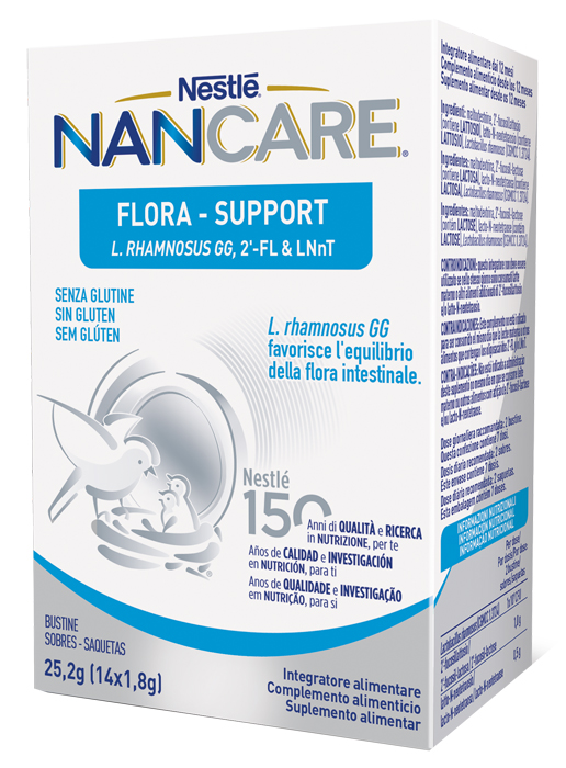 NESTLE' NANCARE FLORA SUPPORT 14 BUSTINE - Farmacia Nuova Dr.ssa Gabriella Catellani