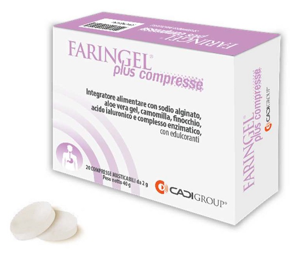 FARINGEL PLUS 20 COMPRESSE MASTICABILI - Farmacia Nuova Dr.ssa Gabriella Catellani