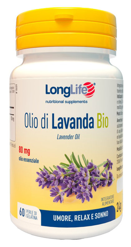 LONGLIFE OLIO DI LAVANDA BIO 60 PERLE DI GELATINA - Farmacia Nuova Dr.ssa Gabriella Catellani