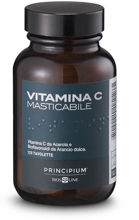 PRINCIPIUM VITAMINA C MASTICABILE 120 TAVOLETTE - Farmacia Nuova Dr.ssa Gabriella Catellani