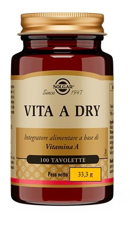 VITA A DRY 100 TAVOLETTE - Farmacia Nuova Dr.ssa Gabriella Catellani