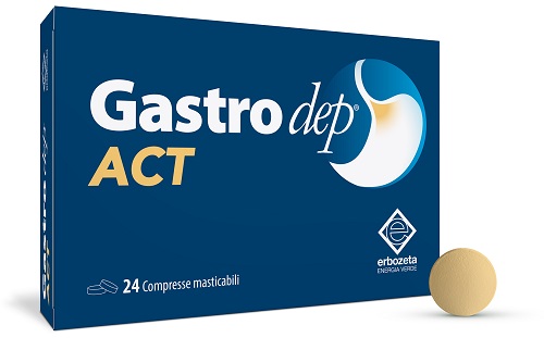 GASTRODEP ACT 24 COMPRESSE MASTICABILI - Farmacia Nuova Dr.ssa Gabriella Catellani