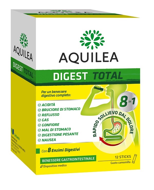 AQUILEA DIGEST TOTAL 12 STICK 2,5 G - Farmacia Nuova Dr.ssa Gabriella Catellani