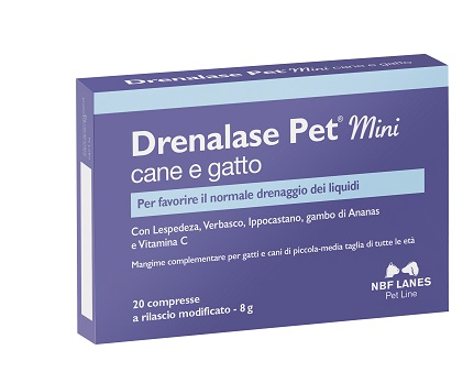 DRENALASE PET MINI CANE GATTO 20 COMPRESSE - Farmacia Nuova Dr.ssa Gabriella Catellani