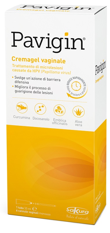 PAVIGIN CREMAGEL VAGINALE 30 ML CON 6 CANNULE VAGINALI MONOUSO - Farmacia Nuova Dr.ssa Gabriella Catellani