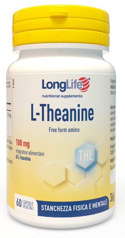 LONGLIFE L-THEANINE 60 CAPSULE VEGETALI DA 600 MG - Farmacia Nuova Dr.ssa Gabriella Catellani