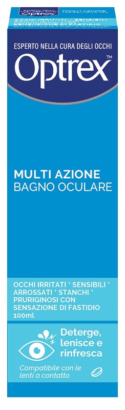 BAGNO OCULARE OPTREX MULTI AZIONE 100 ML - Farmacia Nuova Dr.ssa Gabriella Catellani