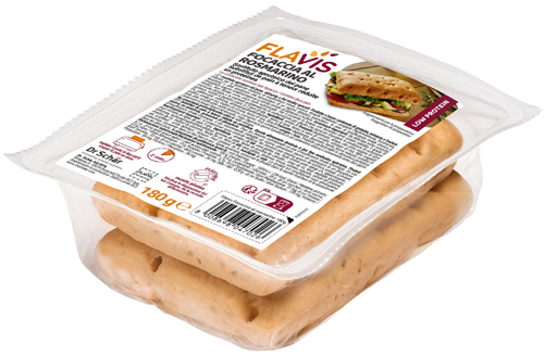 FLAVIS FOCACCIA ROSMARINO 2 PEZZI DA 90 G - Farmacia Nuova Dr.ssa Gabriella Catellani