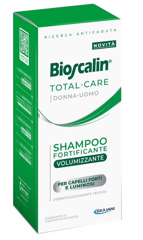 BIOSCALIN TOTAL CARE SHAMPOO FORTIFICANTE VOLUMIZZANTE 200 ML - Farmacia Nuova Dr.ssa Gabriella Catellani