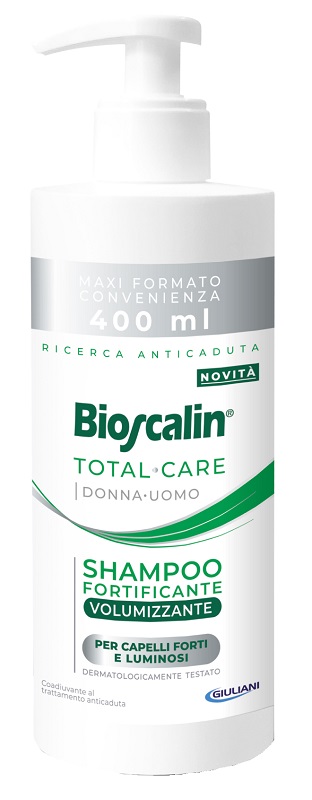 BIOSCALIN TOTAL CARE SHAMPOO FORTIFICANTE VOLUMIZZANTE 400 ML - Farmacia Nuova Dr.ssa Gabriella Catellani