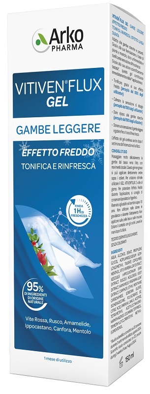 VITIVEN FLUX GEL EFFETTO FREDDO 150 ML - Farmacia Nuova Dr.ssa Gabriella Catellani