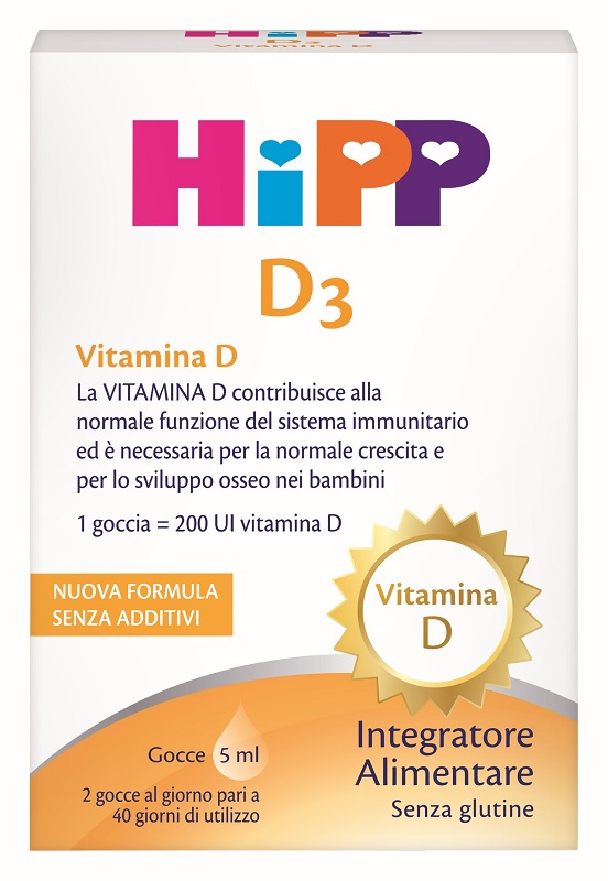 HIPP D3 5 ML NUOVA FORMULA - Farmacia Nuova Dr.ssa Gabriella Catellani