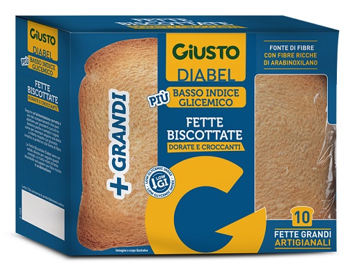 GIUSTO DIABEL FETTE BISCOTTATE 150 G NUOVA RICETTA - Farmacia Nuova Dr.ssa Gabriella Catellani