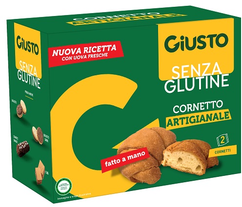 GIUSTO SENZA GLUTINE CORNETTO CLASSICO 2 PEZZI DA 80 G NUOVA RICETTA - Farmacia Nuova Dr.ssa Gabriella Catellani