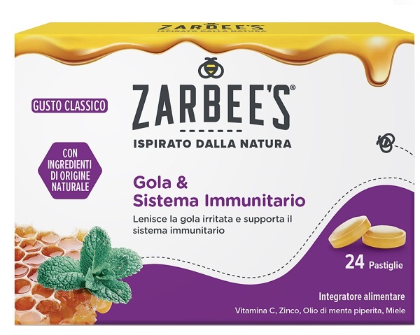 ZARBEE'S GOLA & SISTEMA IMMUNITARIO 24 PASTIGLIE - Farmacia Nuova Dr.ssa Gabriella Catellani