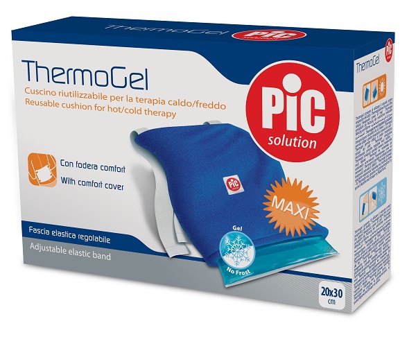 CUSCINO THERMOGEL RIUTILIZZABILE PER TERAPIA CALDO FREDDO CM 20X30 CON FODERA FASCIA ELASTICA ITC - Farmacia Nuova Dr.ssa Gabriella Catellani