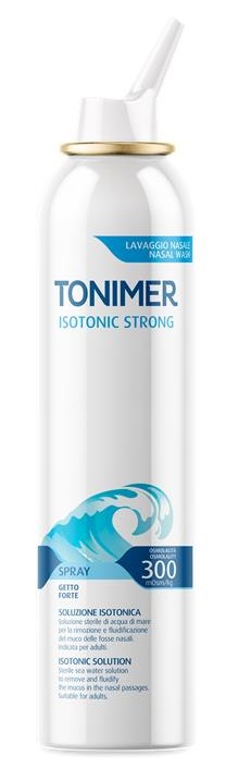 TONIMER ISOTONIC STRONG SPRAY 200 ML OSMOLALITA' 300 MOSM/KG - Farmacia Nuova Dr.ssa Gabriella Catellani