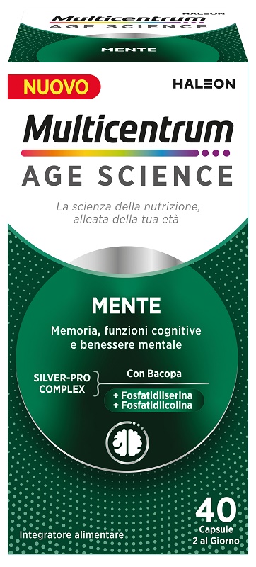 MULTICENTRUM AGE SCIENCE MENTE 40 CAPSULE - Farmacia Nuova Dr.ssa Gabriella Catellani