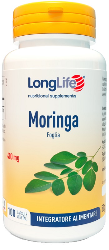LONGLIFE MORINGA 400MG 100 CAPSULE - Farmacia Nuova Dr.ssa Gabriella Catellani