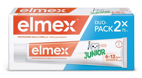 ELMEX JUNIOR DENTIFRICIO 75 ML DUOPACK - Farmacia Nuova Dr.ssa Gabriella Catellani