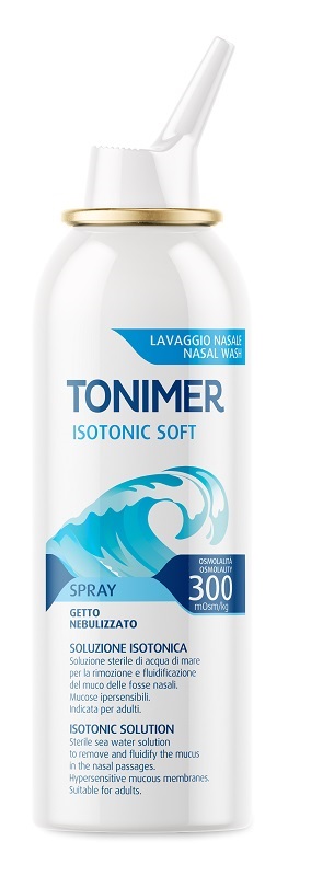 SOLUZIONE ISOTONICA ACQUA DI MARE TONIMER ISOTONIC SOFT OSMOLALITA' 300 MOSM/KG SPRAY 100 ML - Farmacia Nuova Dr.ssa Gabriella Catellani