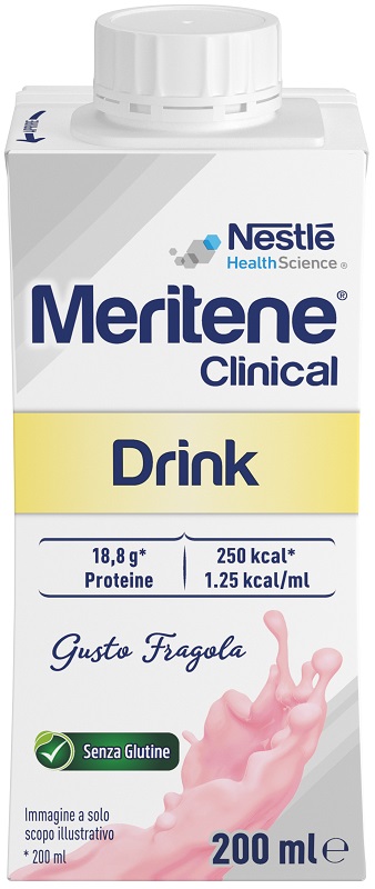 MERITENE CLINICAL DRINK FRAGOLA 200 ML - Farmacia Nuova Dr.ssa Gabriella Catellani