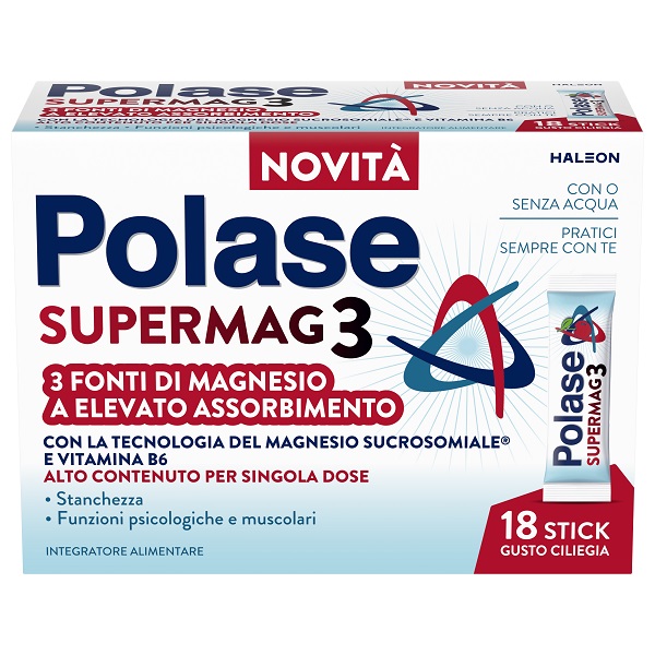 POLASE SUPERMAG3 18 STICK - Farmacia Nuova Dr.ssa Gabriella Catellani