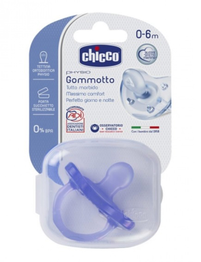 CHICCO GOMMOTTO IN SILICONE COLOR 0-6 MESI 1 PEZZO - Farmacia Nuova Dr.ssa Gabriella Catellani