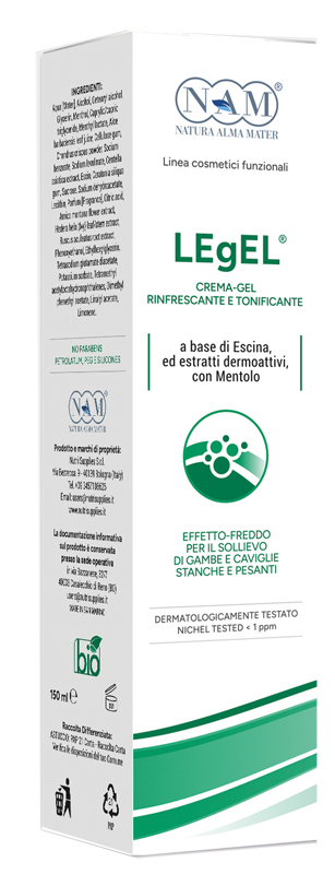LEGEL CREMA-GEL RIFRESCANTE E TONIFICANTE PER GAMBE 150 ML - Farmacia Nuova Dr.ssa Gabriella Catellani
