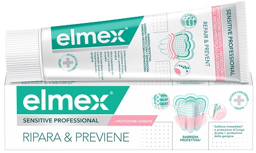 DENTIFRICIO ELMEX SENSITIVE RIPARA & PREVIENE 75 ML - Farmacia Nuova Dr.ssa Gabriella Catellani