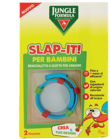 JUNGLE FORMULA SLAP-IT BRACCIALETTO ANTI-ZANZARE PER BAMBINI+ 2 RICARICHE - Farmacia Nuova Dr.ssa Gabriella Catellani