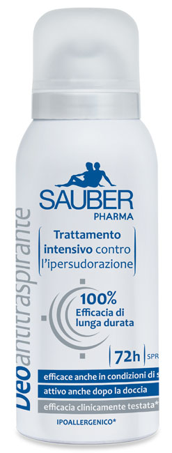 SAUBER ANTITRASPIRANTE 72 ORE SPRAY - Farmacia Nuova Dr.ssa Gabriella Catellani