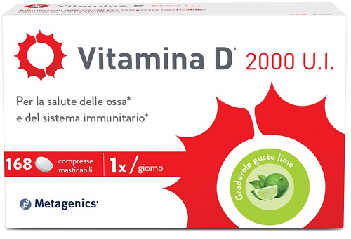 VITAMINA D 2000 UI 168 COMPRESSE MASTICABILI - Farmacia Nuova Dr.ssa Gabriella Catellani