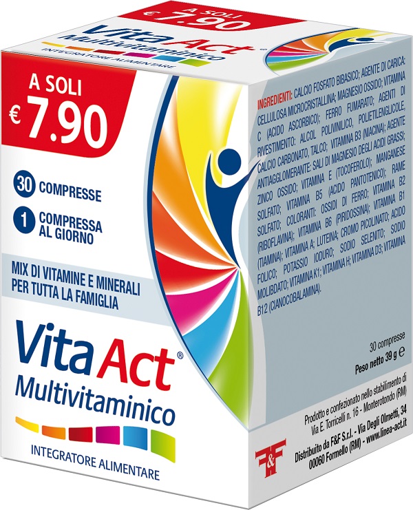 VITA ACT MULTIVITAMINICO 30 COMPRESSE - Farmacia Nuova Dr.ssa Gabriella Catellani