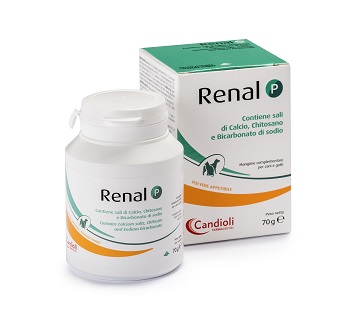 RENAL P MANGIME COMPLEMENTARE PER CANI E GATTI BARATTOLO 70 G - Farmacia Nuova Dr.ssa Gabriella Catellani